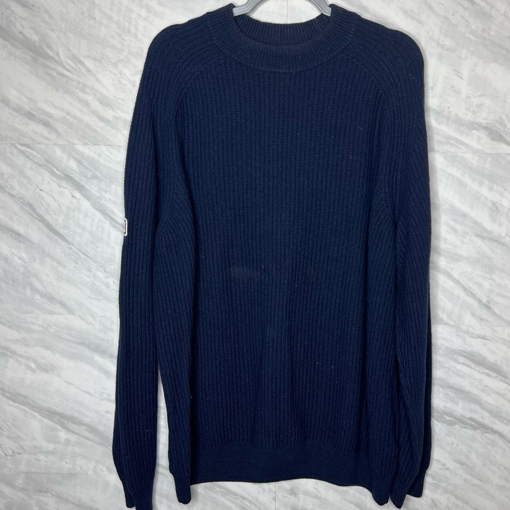 Lacoste Knitted Blue Sweater XXL